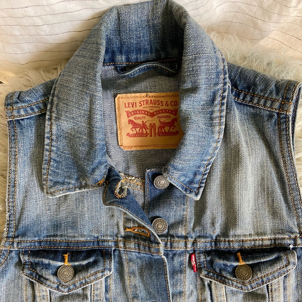 Levi’s Trucker Denim Jean Vest